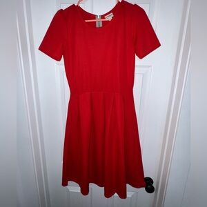 LuLaRoe Scarlet Red Dress